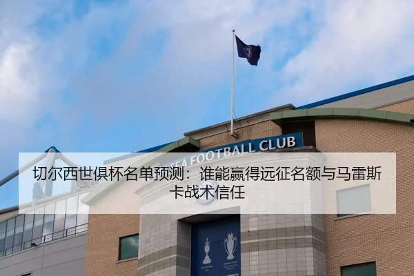 切尔西世俱杯名单预测：谁能赢得远征名额与马雷斯卡战术信任